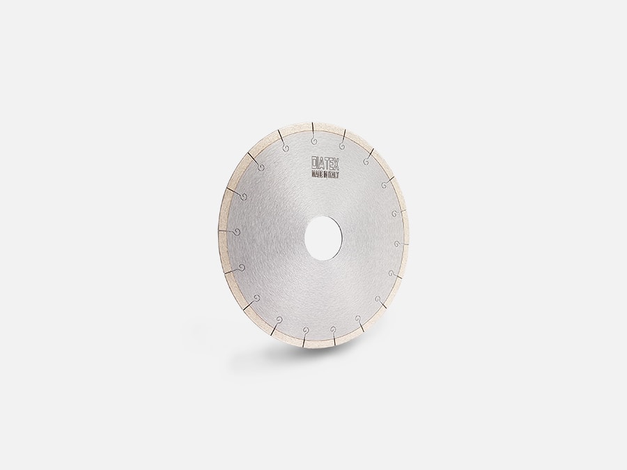 Segmented disk for porcelain